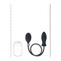 LEVELZ Czarny Balonowy Korek Anatomiczny z Silikonu 15 cm