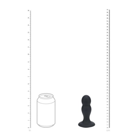 LEVELZ Double Rattle Plug M czarny - silikonowy model z podwojną kulą