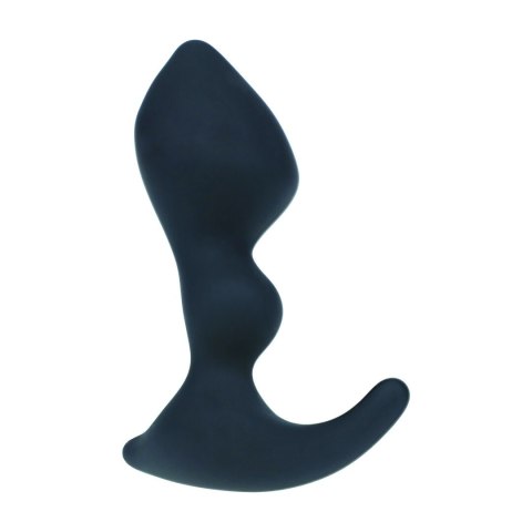 LEVELZ Double Ripple Czarny Masażer Prostaty Silikonowy Ergonomiczny
