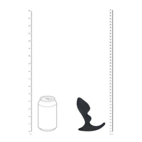 LEVELZ Double Ripple Czarny Masażer Prostaty Silikonowy Ergonomiczny