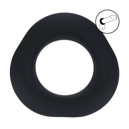 LEVELZ Ergo Pierścień Silikonowy Black - Elastyczny Stretcher Premium