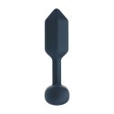 LEVELZ Hexagonal S Czarny - Wibrująca silikonowa zatyczka anatomiczna