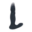 LEVELZ Intense Black - silikonowy masażer z funkcją ruchu i wibracji