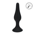 LEVELZ Korek anatomiczny silikonowy XL czarny smukły model