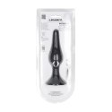 LEVELZ Korek anatomiczny silikonowy XL czarny smukły model