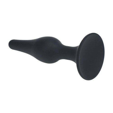 LEVELZ Korek anatomiczny silikonowy XL czarny smukły model