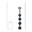 LEVELZ Kule Silikonowe Średnie 30mm Czarny Anatomiczny Model