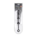 LEVELZ Kulki Anatomiczne Silikonowe Zakrzywione Czarne 20 cm