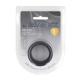 LEVELZ Opaska Silikonowa Powiększająca L 34mm Czarna