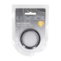 LEVELZ Pierścień Silikonowy L 42mm Czarny - Anatomiczny Design