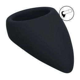 LEVELZ Pierścień Silikonowy Teardrop Czarny Ergonomiczny Kształt