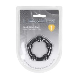 LEVELZ Pierścienie silikonowe S 30mm czarne - anatomiczny model premium