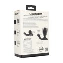 LEVELZ Plug-ilicious 2 Czarny - silikonowy korek z rotacją i wibracją