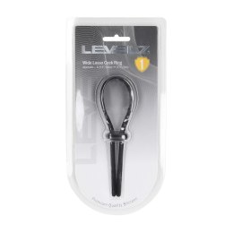 LEVELZ Regulowany silikonowy pierścień anatomiczny 5mm czarny