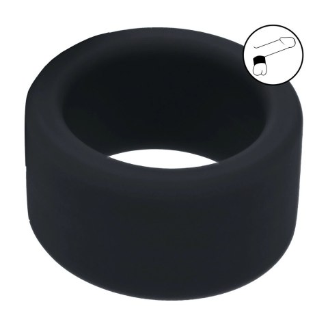 LEVELZ Silikonowy Pasek Anatomiczny M 34mm Czarny - Wytrzymały i Elastyczny
