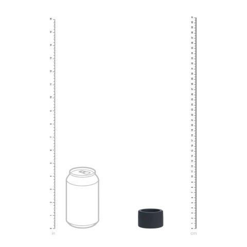 LEVELZ Silikonowy Pasek Anatomiczny M 34mm Czarny - Wytrzymały i Elastyczny