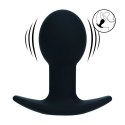 LEVELZ Single Bulb silikonowa wibrująca zatyczka anatomiczna czarna