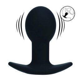 LEVELZ Single Bulb silikonowa wibrująca zatyczka anatomiczna czarna