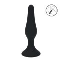 LEVELZ Slim Plug S Czarny - Smukły silikonowy model z ergonomiczną bazą