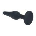 LEVELZ Slim Plug S Czarny - Smukły silikonowy model z ergonomiczną bazą