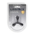 LEVELZ Tri-O Ergo silikonowy pierścień anatomiczny czarny