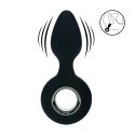 LEVELZ Wibrujący Korek Silikonowy z Uchem Czarny 11,5 cm
