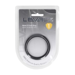 LEVELZ Wide O Pierścień Silikonowy XL 50mm Czarny Komfortowy