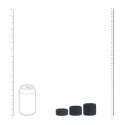 LEVELZ Zestaw Silikonowych Opasek na Jądra 3 szt. S/M/L Czarny