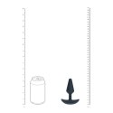 LEVELZ - silikonowy anatomiczny plug wibrujący, rozmiar S