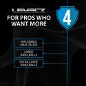 Levelz Kulki Silikonowe Anatomiczne XL 40mm Czarny