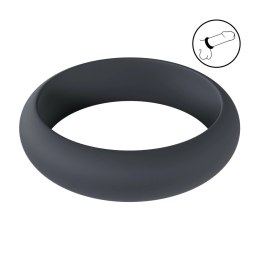 Levelz Wide O Pierścień Silikonowy XXL 55mm Czarny Komfortowy