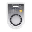 Levelz Wide O Pierścień Silikonowy XXL 55mm Czarny Komfortowy