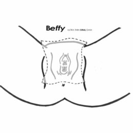 Asha International Beffy Dental Dam Vanilla 3 sztuki - cienkie arkusze ochronne o smaku wanilii