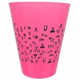 DIABLO PICANTE Kubek 500 ml fuksjowy z czarnym wzorem, polipropylen