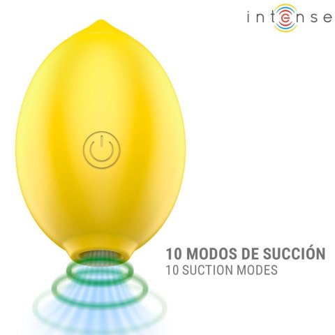 INTENSE - MONI LEMON stymulator ssania powietrznego cytryna wodoodporny