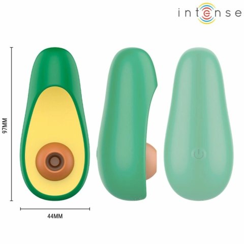 INTENSE - WAKI stymulator fal ssących awokado silikonowy wodoodporny