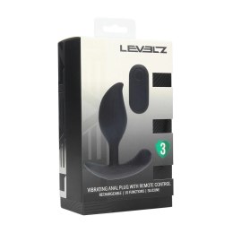 LEVELZ Analy Remote - silikonowy korek analny z pilotem, czarny