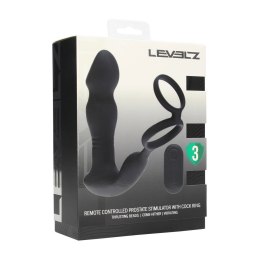 LEVELZ O-Remote Pro Czarny System Wibracyjny z Pierścieniem i Pilotem