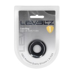 LEVELZ Pierścień Silikonowy XS Czarny - Model Komfortowy Premium