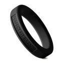 Perfect Fit Hefty Ring Classic silikonowy pierścień 4,4 cm czarny