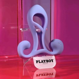 Playboy Fantasy Cage Wearable Vibrator lawendowy, silikonowy, 13,6 cm