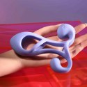Playboy Fantasy Cage Wearable Vibrator lawendowy, silikonowy, 13,6 cm