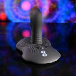 Playboy Sittin' & Spinnin' Ride-On Vibrator Czarny - Wibracje i Rotacja