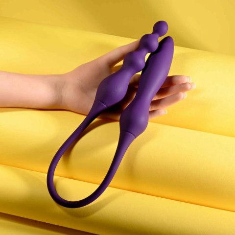 Playboy This & That Double Vibrator fioletowy 10 trybow wodoodporny