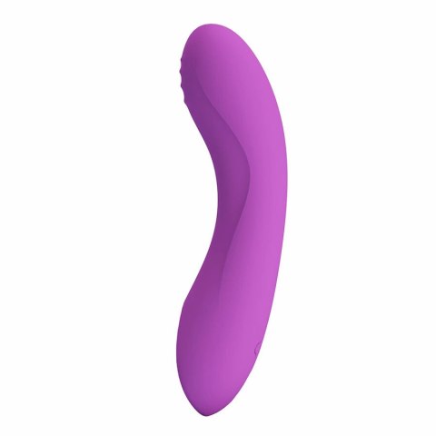 Pretty Love DJ Dick G-Spot Fioletowy - Wibrator silikonowy 10 trybow 12,7 cm