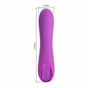 Pretty Love DJ Dick G-Spot Fioletowy - Wibrator silikonowy 10 trybow 12,7 cm