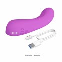 Pretty Love DJ Dick G-Spot Fioletowy - Wibrator silikonowy 10 trybow 12,7 cm