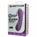 Pretty Love DJ Dick G-Spot Fioletowy - Wibrator silikonowy 10 trybow 12,7 cm