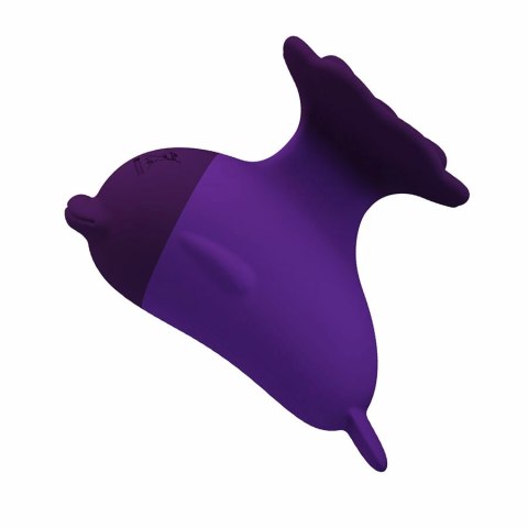 Pretty Love Dolphin Mini - wibrujący masażer z klipsem, fioletowy