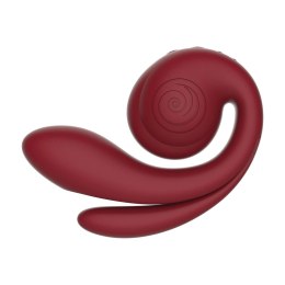 SVibe GIZI Pro Triple Stimulator Bordeaux - potrojna technologia masażu